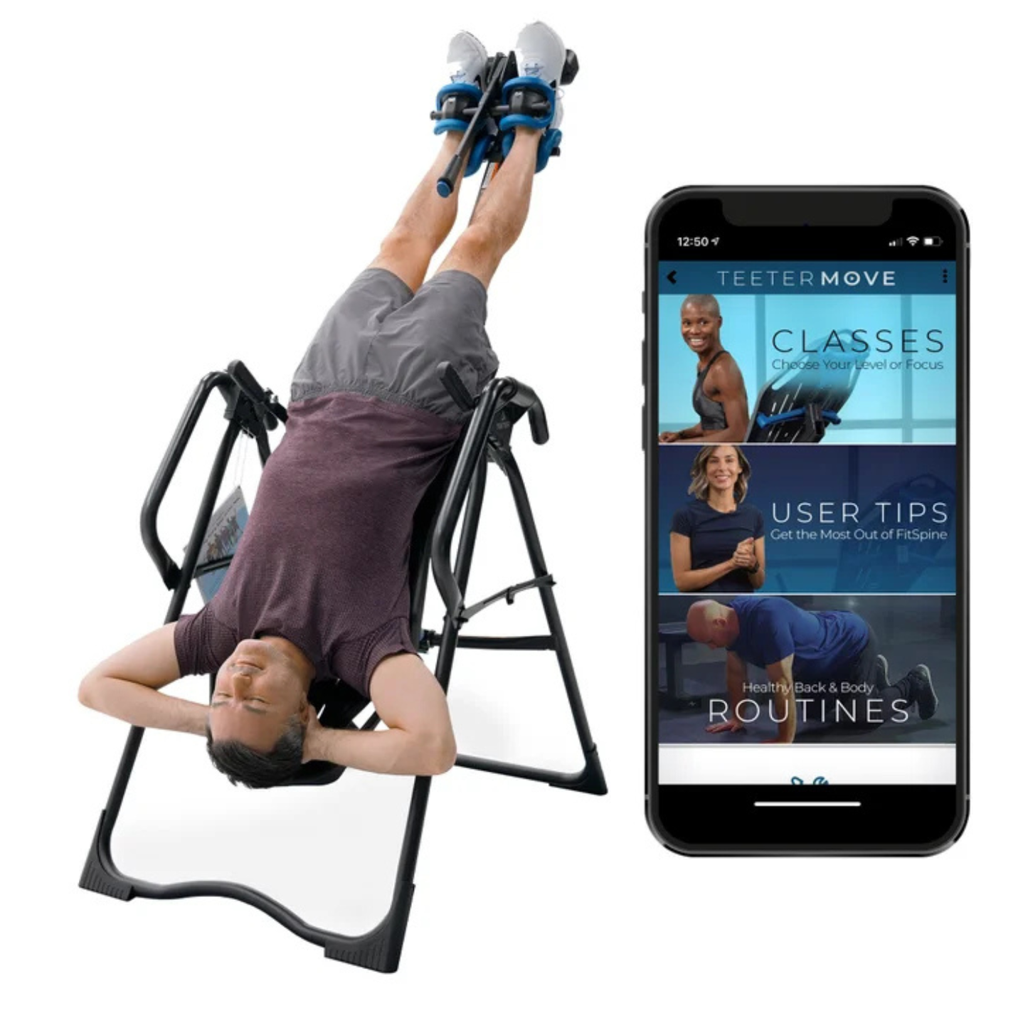 TEETER - Table d'Inversion Haut de Gamme FitSpine FX-3 *Boite Ouverte*-premium-inversion-table-costco-1872010-8