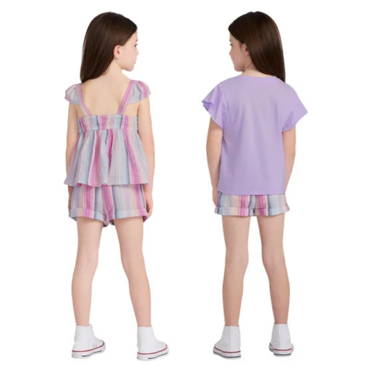 CALVIN KLEIN - Ensemble 3 Pièces pour Fille-Girls-3-Piece-Set-Mauve-Purple-8324400