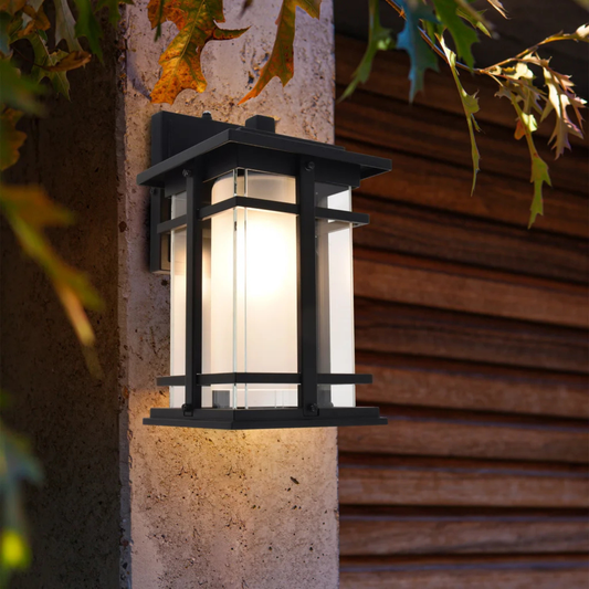 LUTEC - Lanterne Murale à DEL pour l'Extérieur-Craftsman-Style-Outdoor-LED-Wall-Lantern-1806320