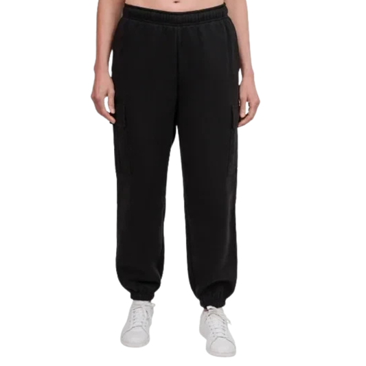 TUFF ATHLETICS - Pantalon Cargo en Molleton pour Femme-Womens-Fleece-Cargo-Jogger-Noir-Black-1930076
