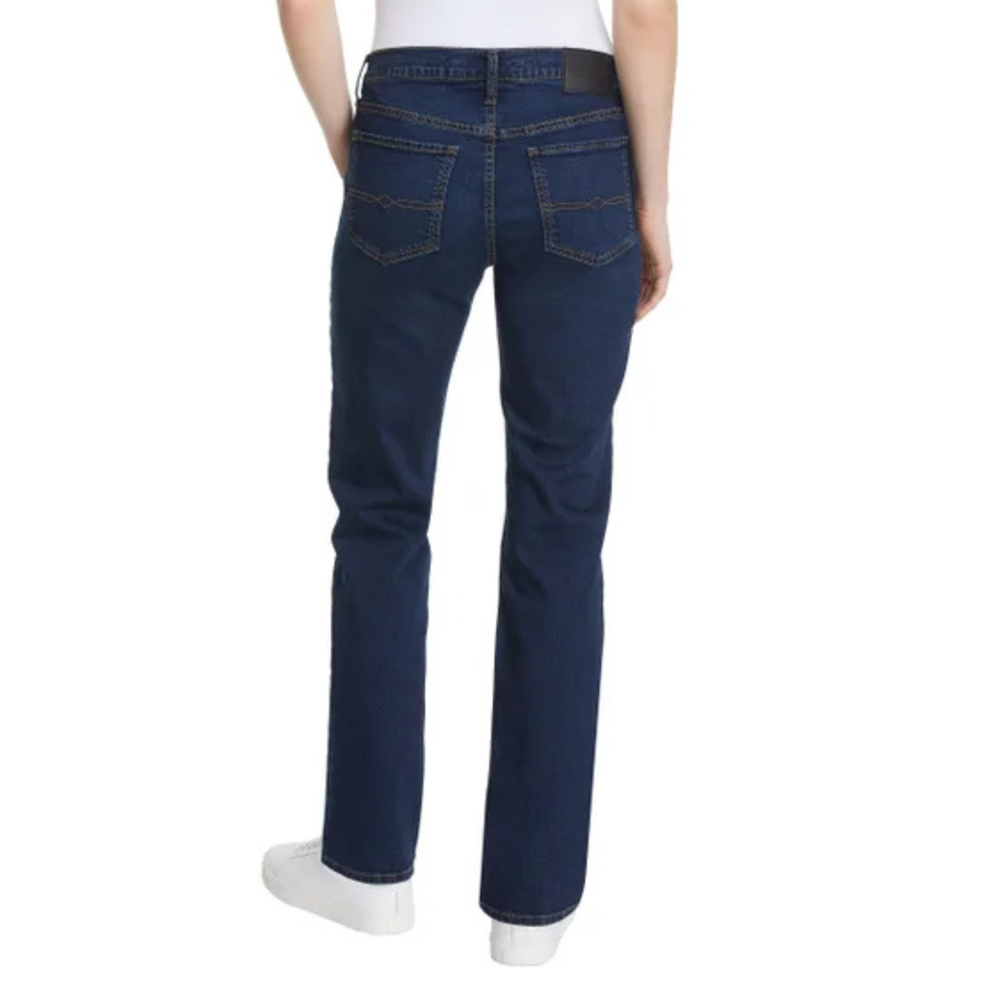 LUCKY BRAND - Jeans Droit à Taille Mi-Haute pour Femme-Womens-Mid-Rise-Straight-Leg-Bleu-Blue-1896278-1903905