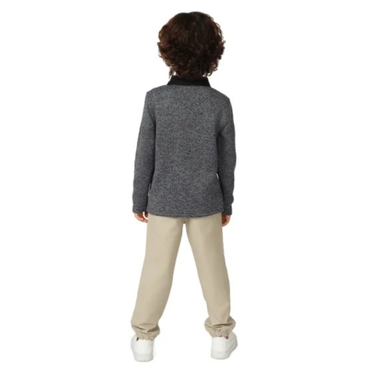 CALVIN KLEIN - Ensemble 2 Pièces pour Garçon-Boys-2-Piece-Set-Gris-Beige-Grey-1882121