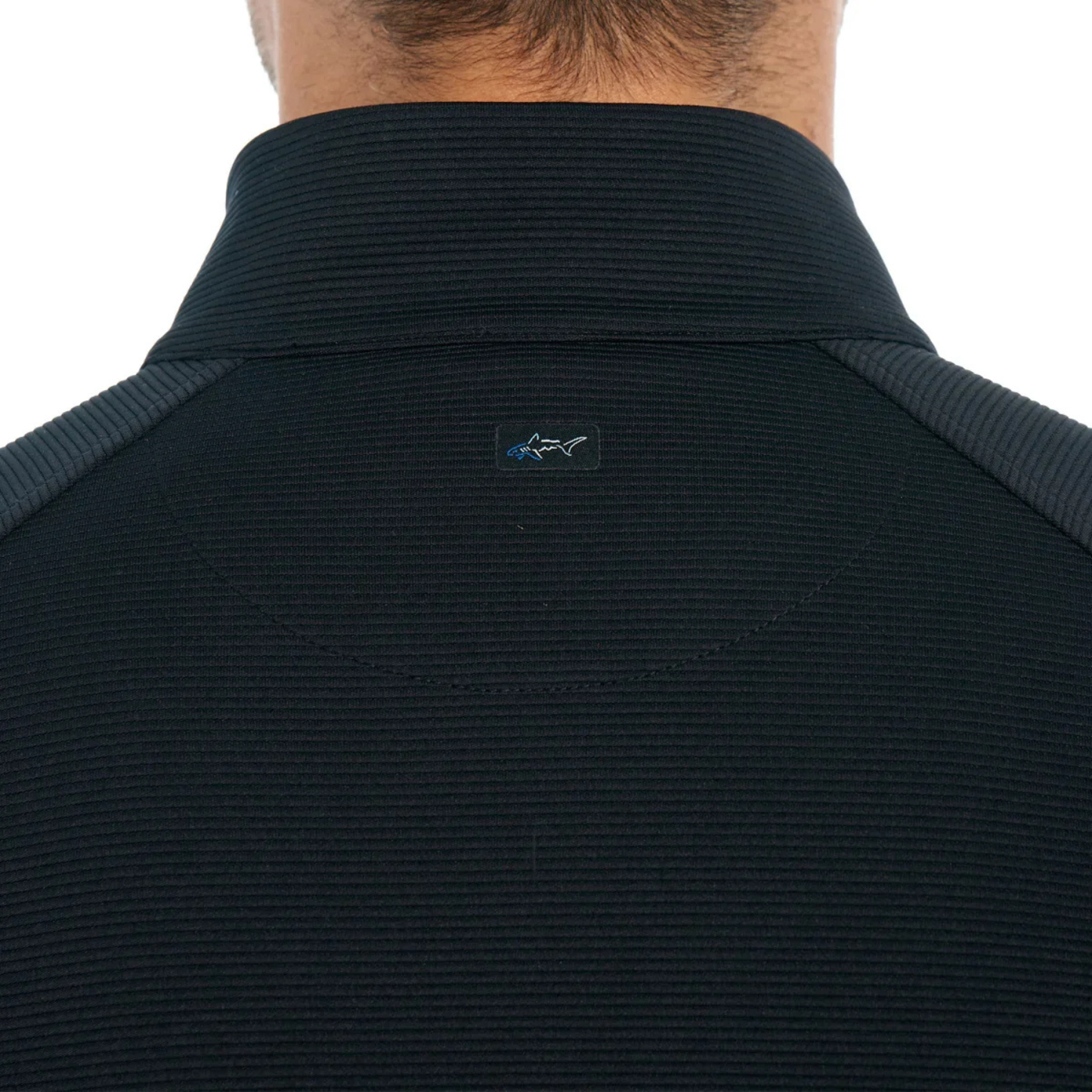 GREG NORMAN - Chandail à Glissière 1/4 pour Homme-Mens-1/4-Zip-Sweater-Noir-Black-1864568