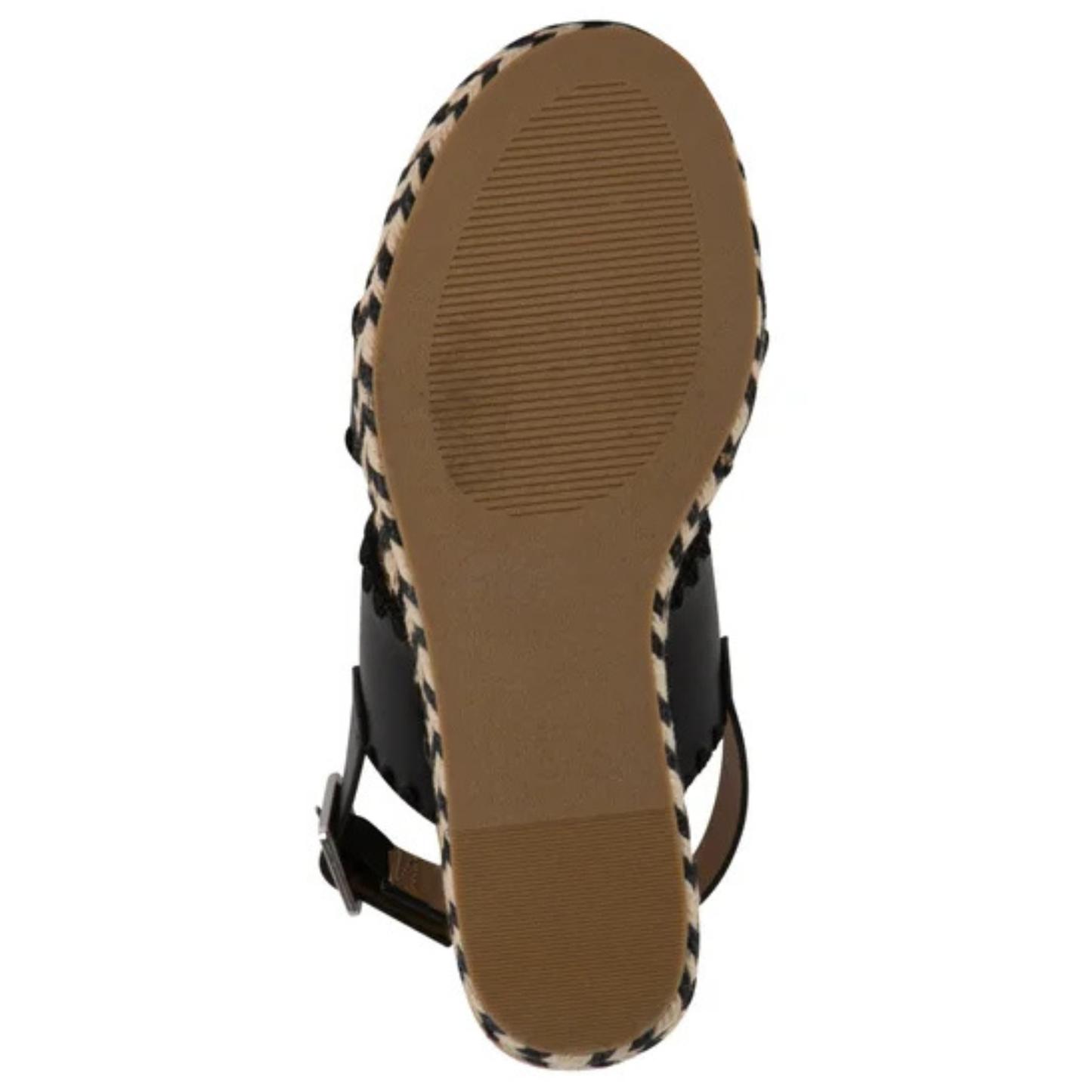 DV BY DOLCE VITA - Sandales Talon Compensé pour Femme-Womens-Wedge-Sandal-Noir-Beige-Black-1108218-1104497