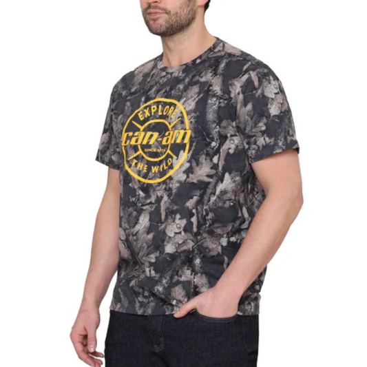 CAN-AM - Chandail Manches Courtes pour Homme-Mens-tshirt-Camouflage-Gris-Brun-Grey-Brown-1997335-2008521