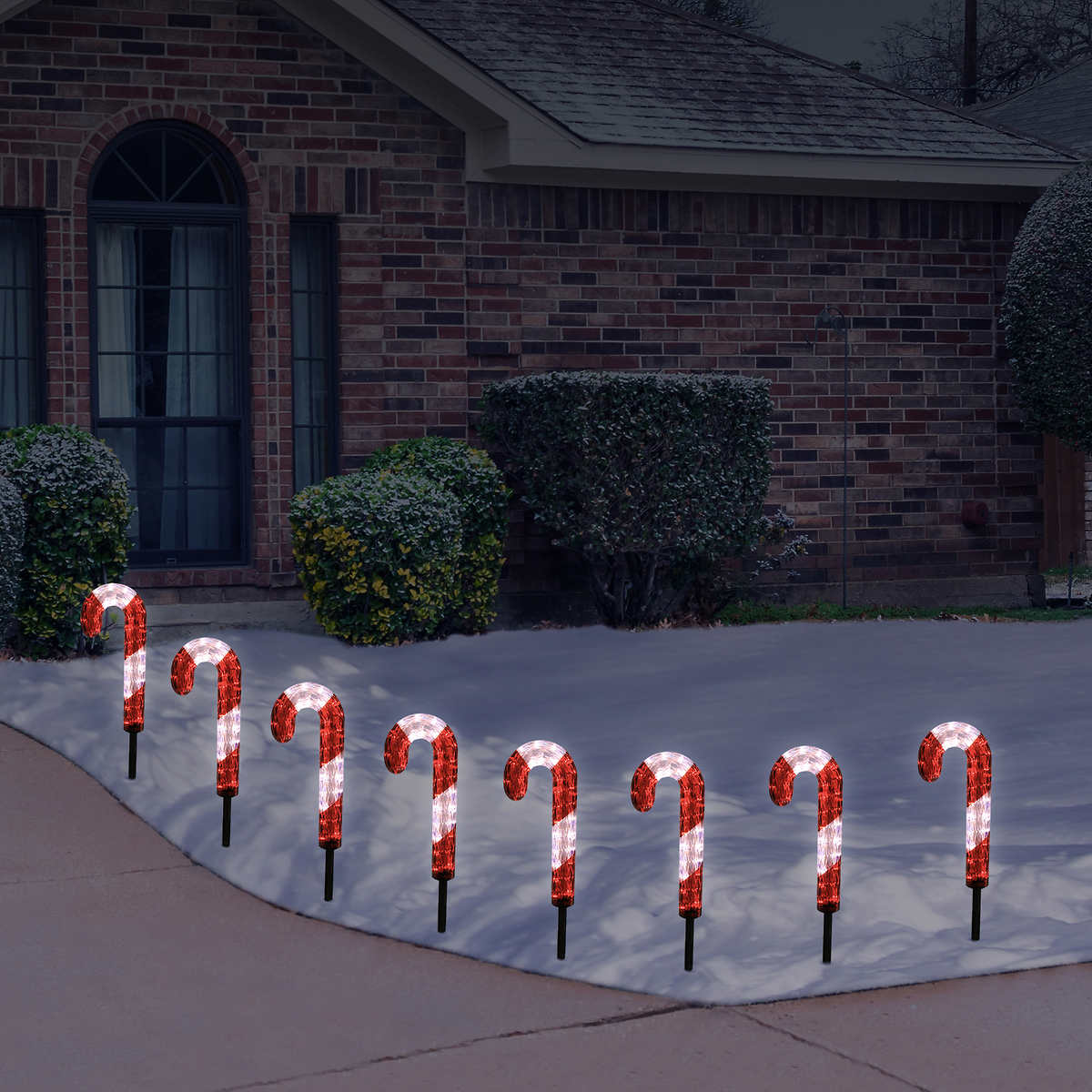 Ensemble de 8 Piquets de Pelouse à Del-piece-led-lawn-stakes-costco-1601438-5