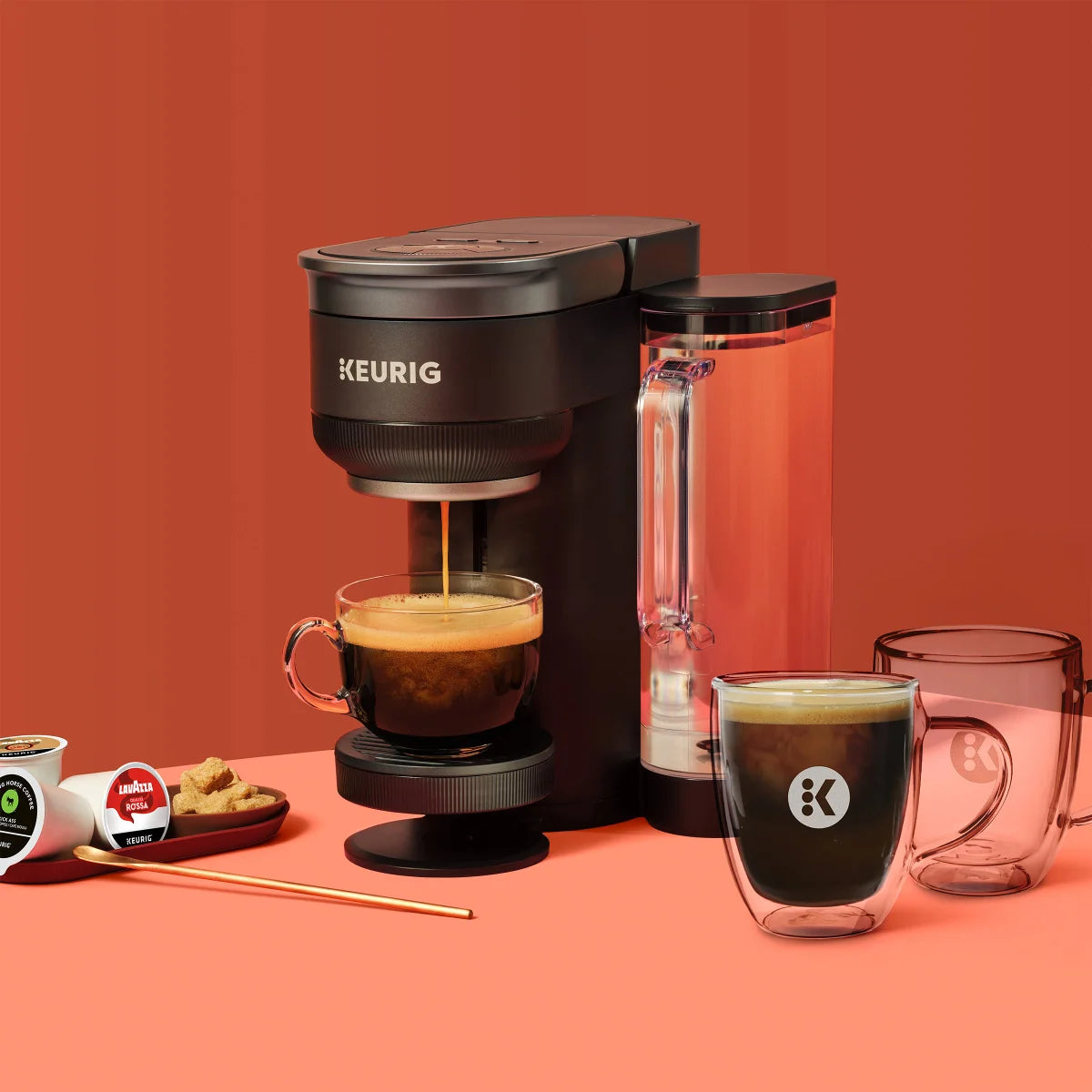 KEURIG K CREMA - Cafetière et Machine à Espresso une Tasse à la Fois-Single-Serve-Coffee-and-Espresso-Maker-Noir-Black-1927368