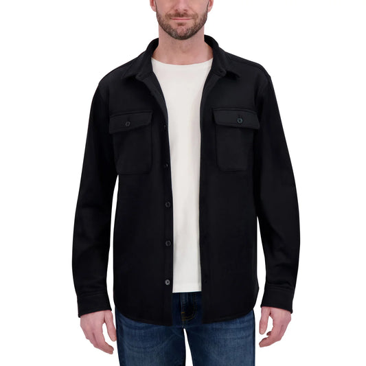 KIRKLAND SIGNATURE - Veste Chemise pour Homme-Mens-Shirt-Jacket-7771577- 1917482-Noir-Black