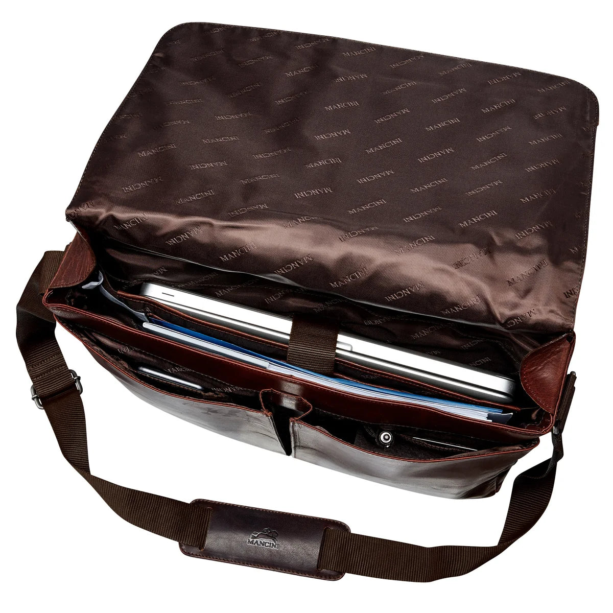 MANCINI - Sac Messager en Cuir pour Ordinateur Portable-laptop-messenger-bag-costco-leather-2022601-brun-brown-4