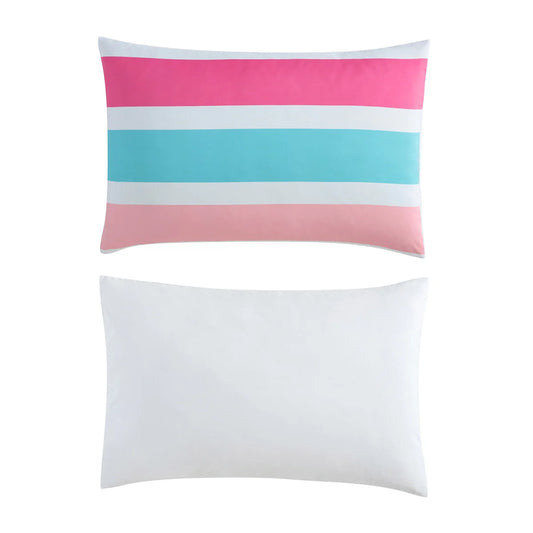 NAUTICA - Ensemble de Douillette 2 Pièces-twin-comforter-set-piece-lit-simple-costco-1706584-rose-pink-2