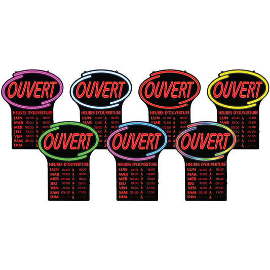 newton-enseigne-d'ouverture-changement-couleur-colour-changing-open-sign-ouvert-2-french-français