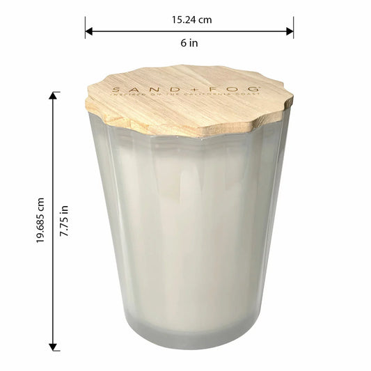 SAND + FOG - Bougie Parfumée en Mélange de Cire de Soja-scentend-soy-wax-blend-candle-costco-1901731-blanc-white-brume-océanique-ocean-mist-2