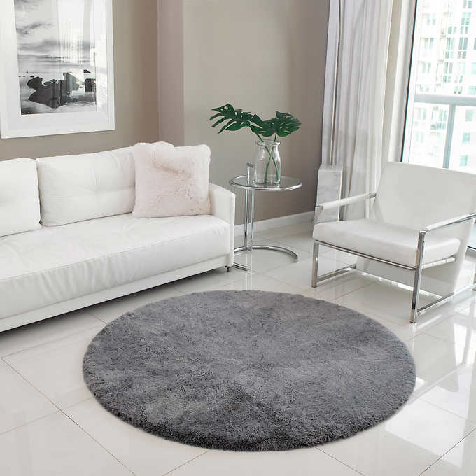 MON-CHATEAU-TAPIS-ROND-FAUSSE-FOURRURE-NOIR