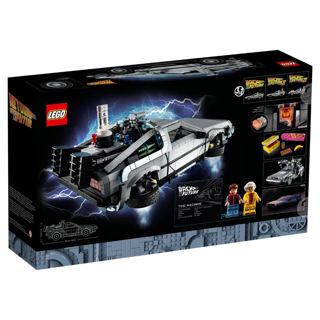 LEGO-MACHINE-VOYAGER-TEMPS-RETOUR-VERS-LE-FUTUR-ICONS-10300-BACK-TO-THE-FUTUR-TIME-MACHINE-2