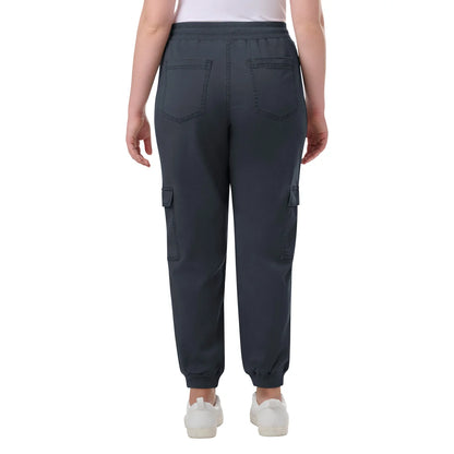 SLENDID - Pantalon Cargo pour Femme-Womens-Cargo-jogger-Noir-Black-1915720-1926591