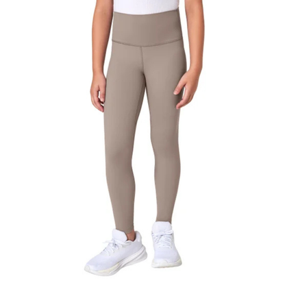MONDETTA - Paquet de 2 Leggings pour Fille-pack-girls'-leggings-costco-1882727-beige-camel-chameau