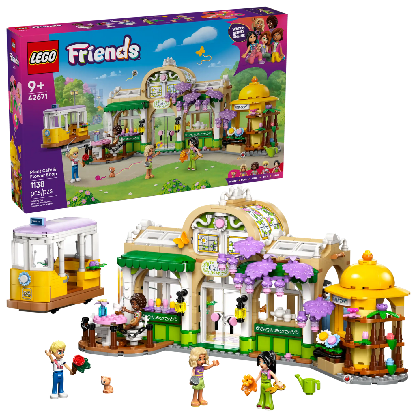 LEGO - Le Café aux Plantes et le Fleuriste Friends 42671 *Boite Endommagée*-plant-café-&-flower-shop-costco-574594