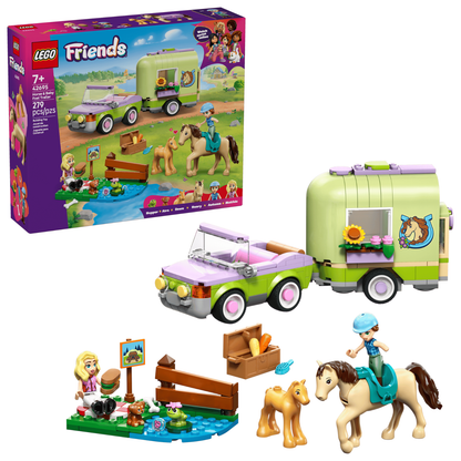 LEGO - La Remorque pour le Cheval et le Poulain Friends 42695 *Boite Endommagée*-horse-&-foal-trailer-costco