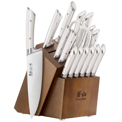 CANGSHAN - Rainier Series 17-Piece Knife Block Set