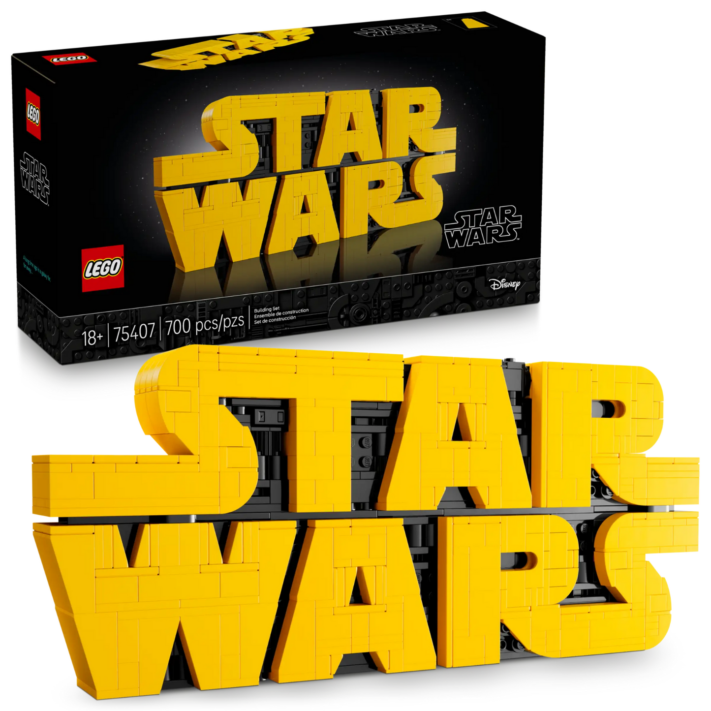 LEGO - Le Logo Star Wars en Briques 75407 *Boite Endommagée*-brick-built-costco-2575407