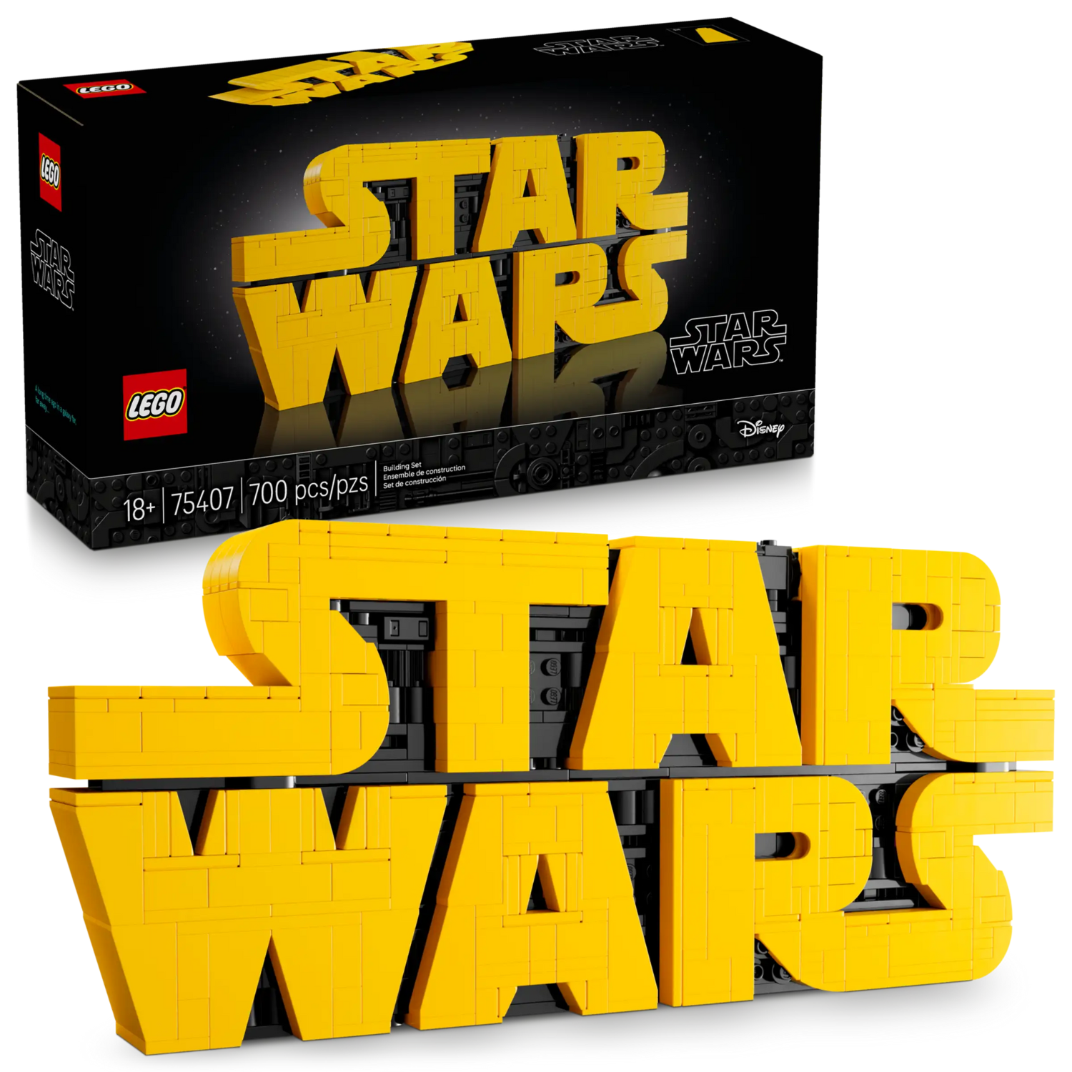 LEGO - Le Logo Star Wars en Briques 75407 *Boite Endommagée*-brick-built-costco-2575407