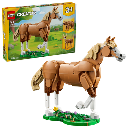 LEGO - Le Cheval Magnifique 3-en-1 Creator 31166-beautiful-horse-costco-2631166