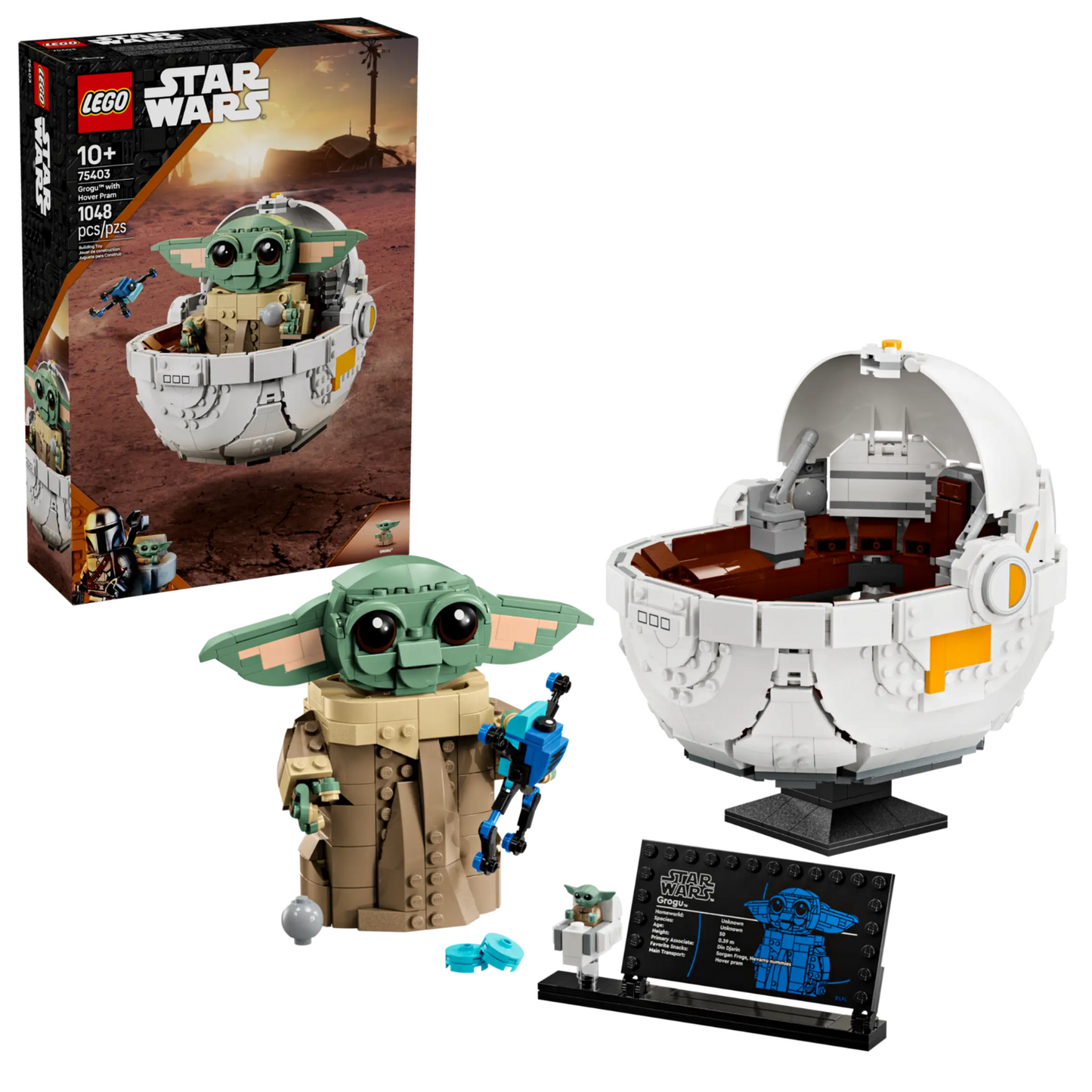 LEGO - Grogu et son Landau à Répulseurs Star Wars 75403-WITH-HOVER-PRAM-COSTCO
