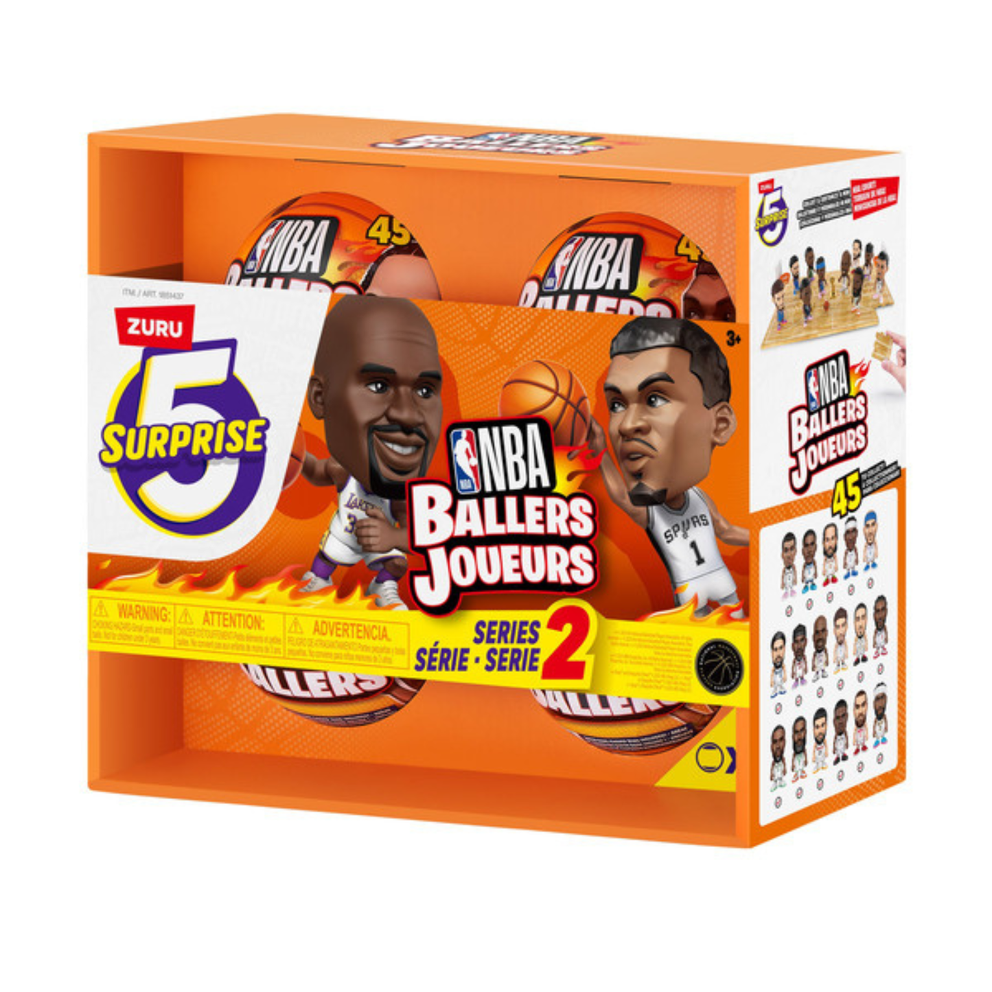 ZURU - 4-Pack NBA Ballers Series 2 Surprise Balls
