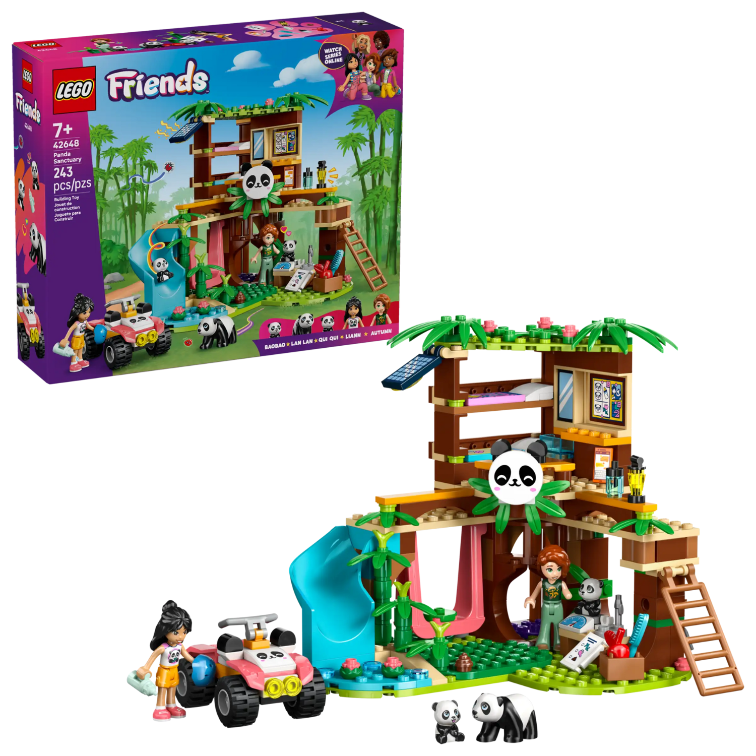 LEGO - Les Soins Animaliers au Sanctuaire des Pandas 42648-panda-sanctuary-costco