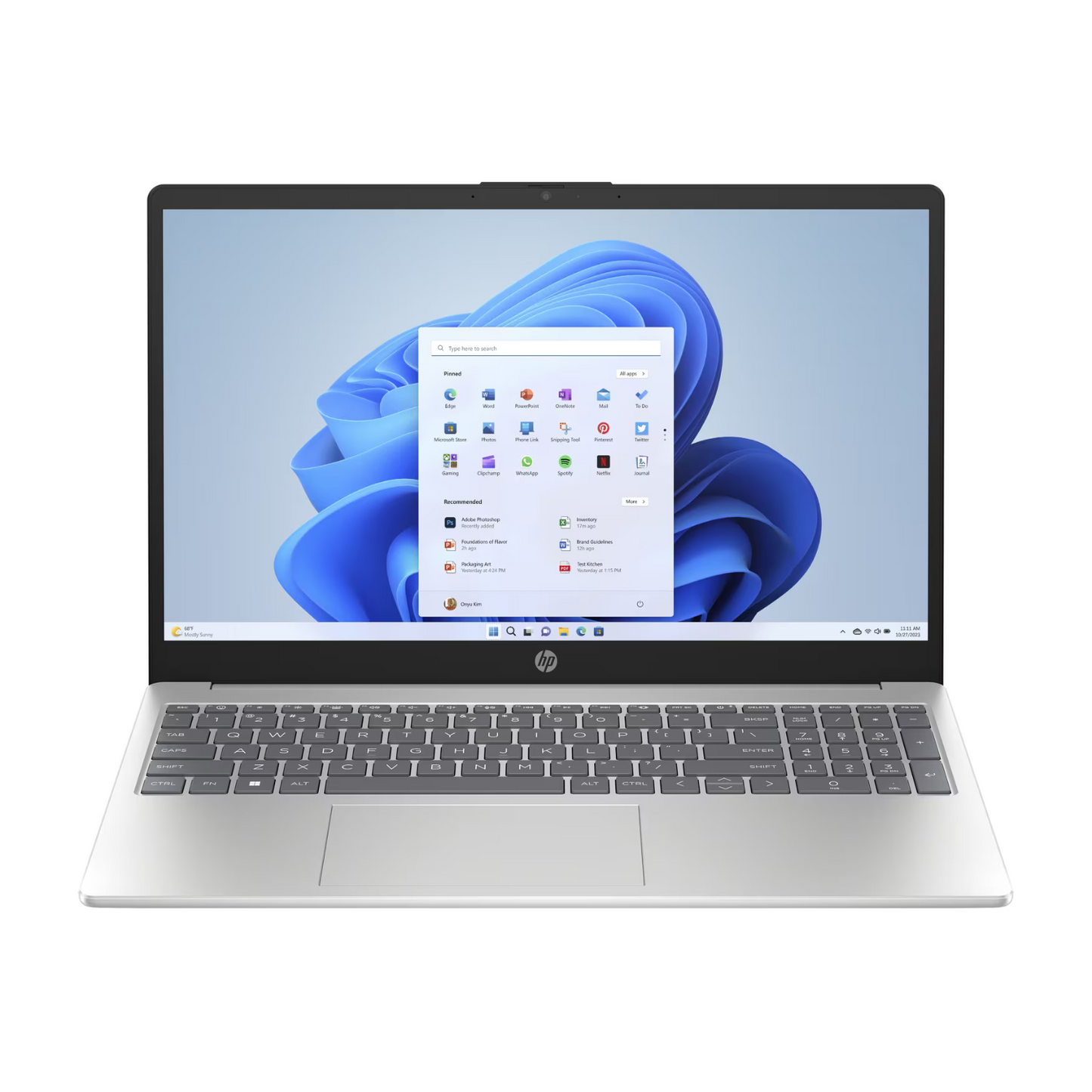 HP - Ordinateur Portable Ryzen 5 752OU *Boite Ouverte*-laptop-15-fc0110ca-costco-3170110-argent-naturel-natural-silver