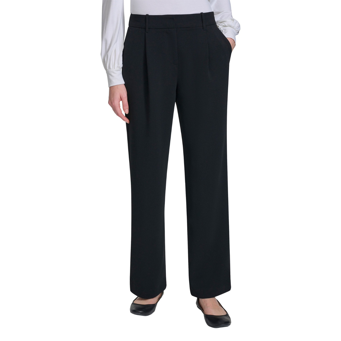 dkny-pantalon-habillé-à-jambe-large-women's-wide-leg-dress-pants-costco-1813295-black-noir