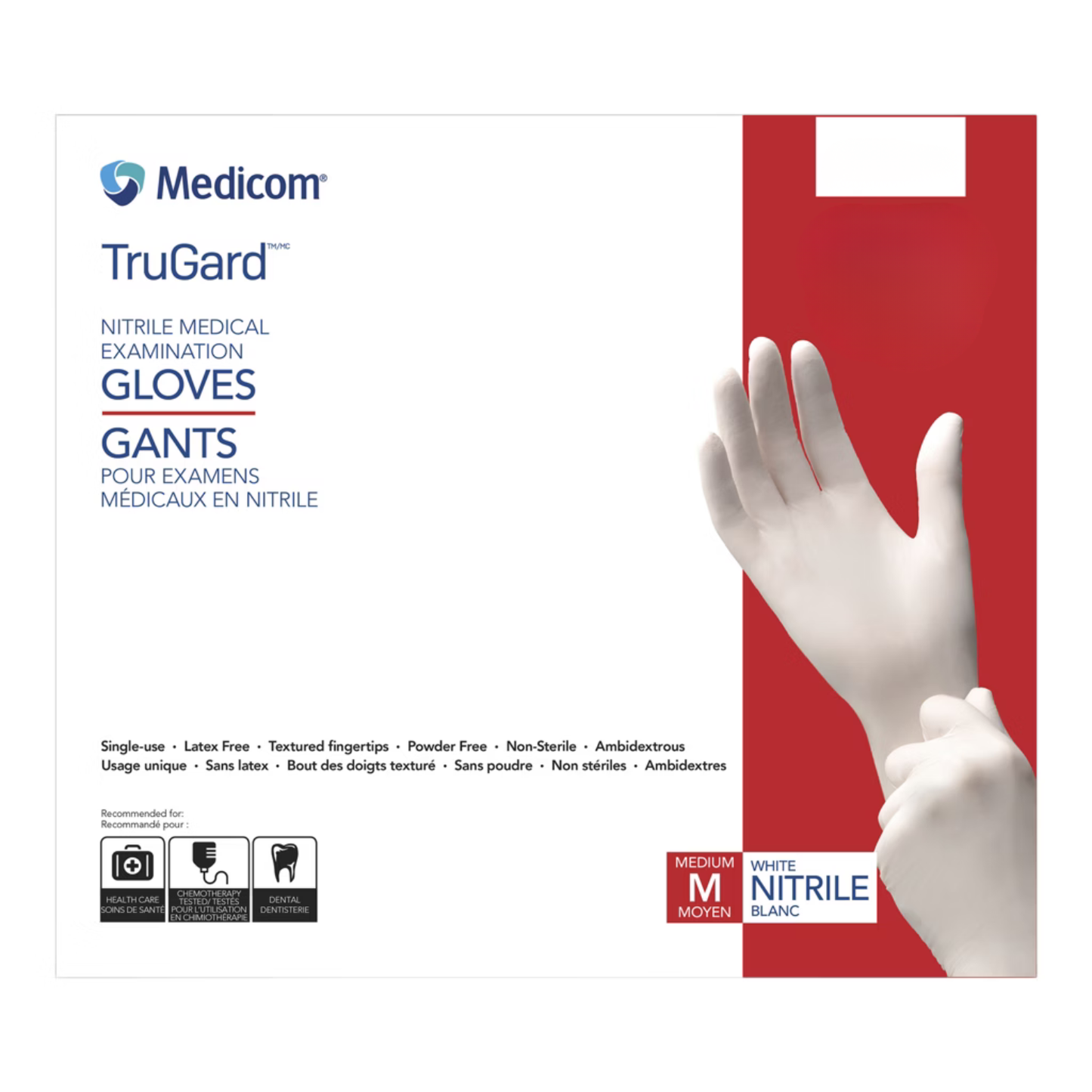 MEDICOM - Boite de 200 Gants pour Examens Médicaux en Nitrile--PACK-NITRILE-MEDICALEXAMINATION-GLOVES-COSTCO-1858761-MEDIUM-MOYEN