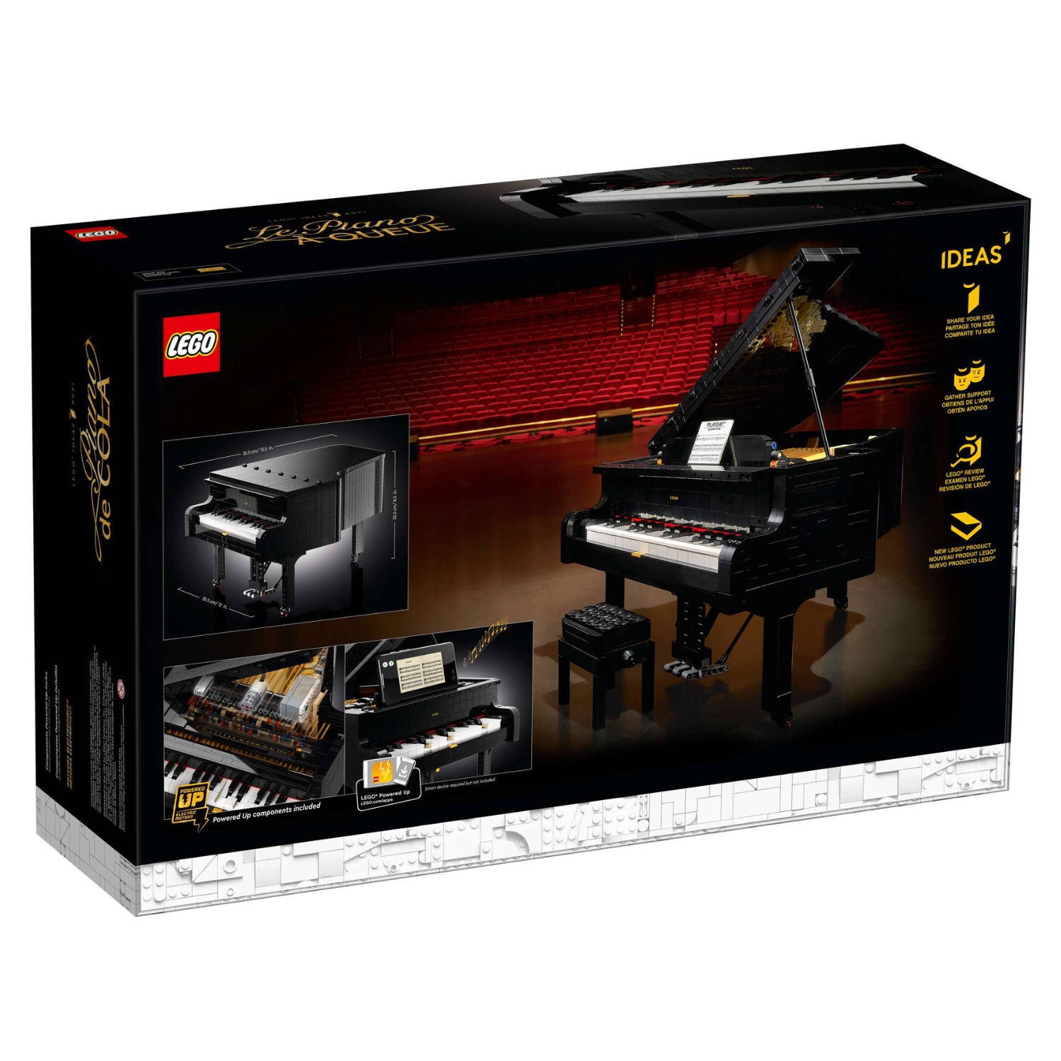 LEGO - Le Piano à Queue Ideas 21323 *Boite Endommagée*-grand-piano-costco-2121323-2