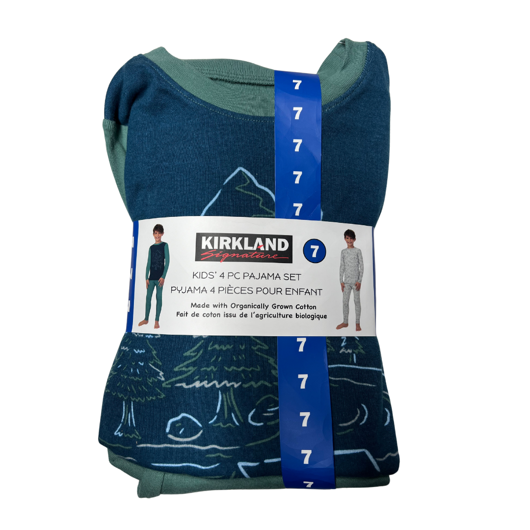 kirkland-signature-pyjama-4-pièces-enfant-piece-set-kids-4