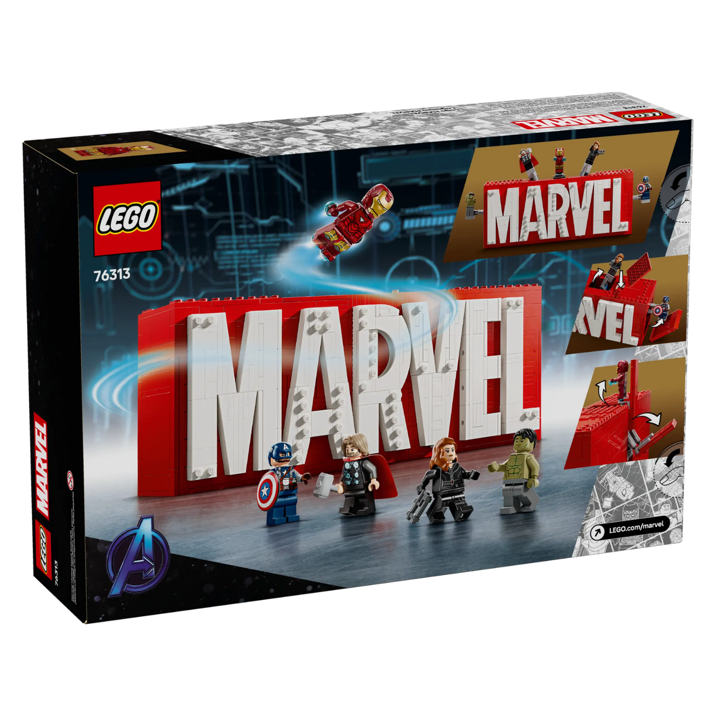 LEGO - Logo et Figurines MARVEL 76313-costco-2576313-minifigurines-2