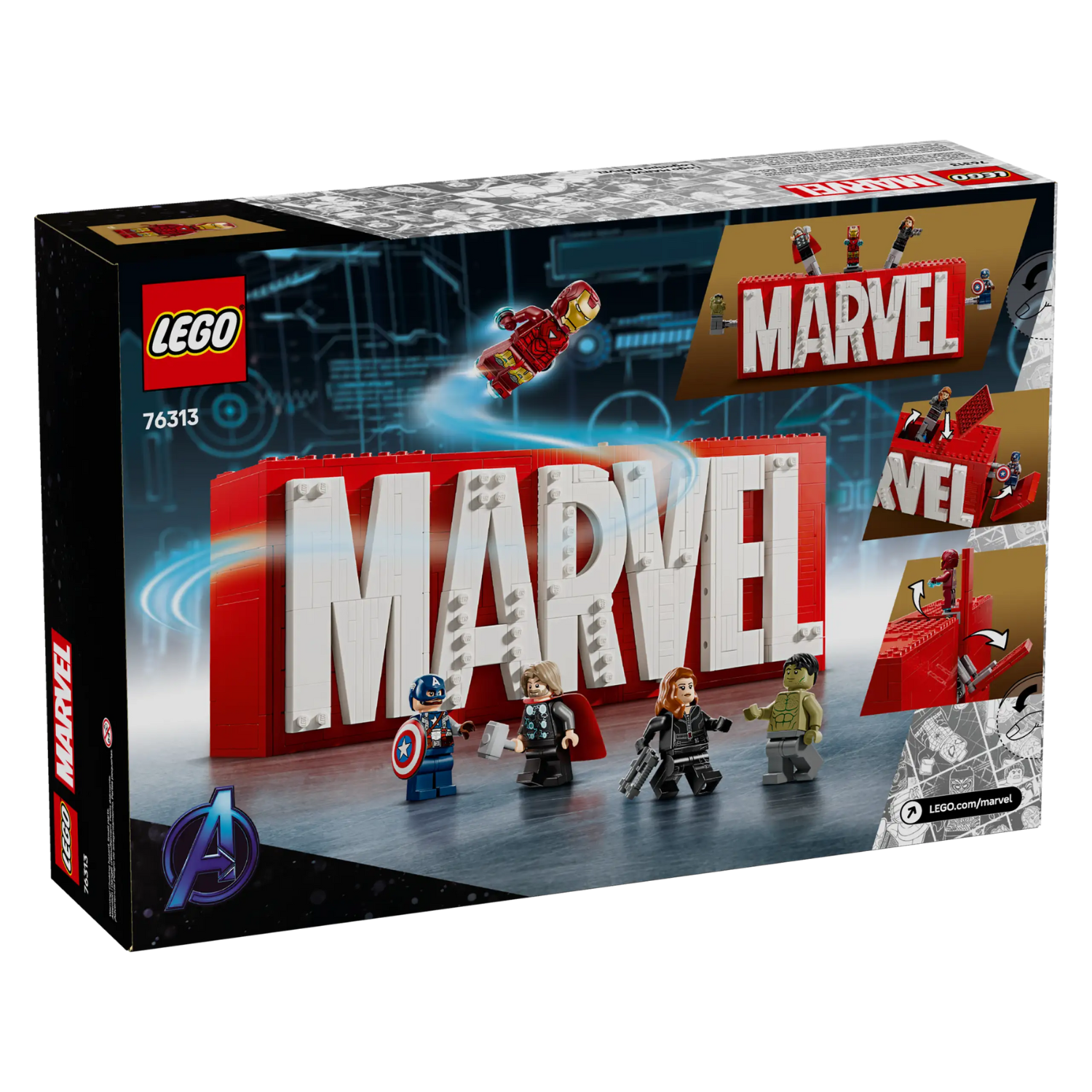 LEGO - Logo et Figurines MARVEL 76313-costco-2576313-minifigurines-2