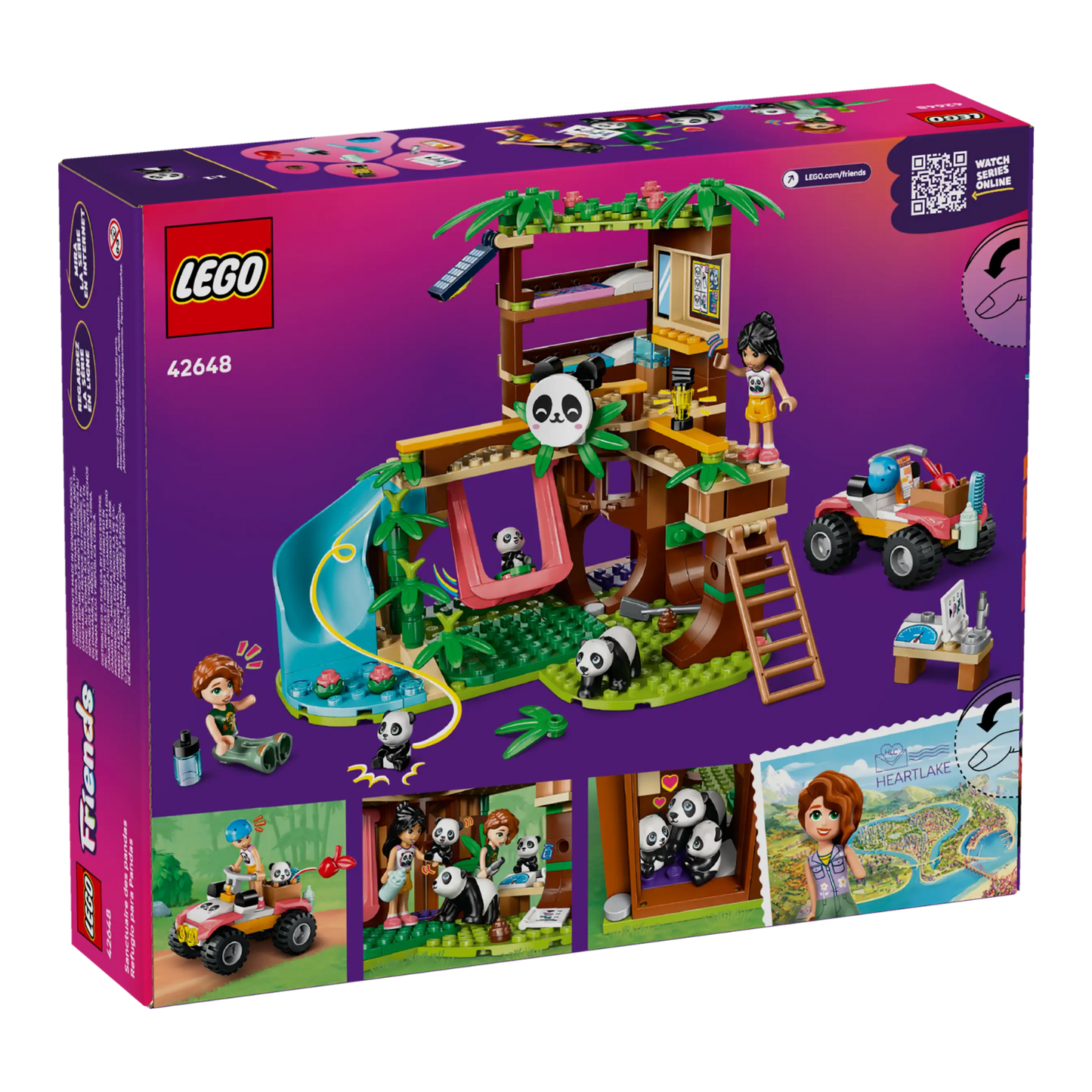 LEGO - Les Soins Animaliers au Sanctuaire des Pandas 42648-panda-sanctuary-costco-2