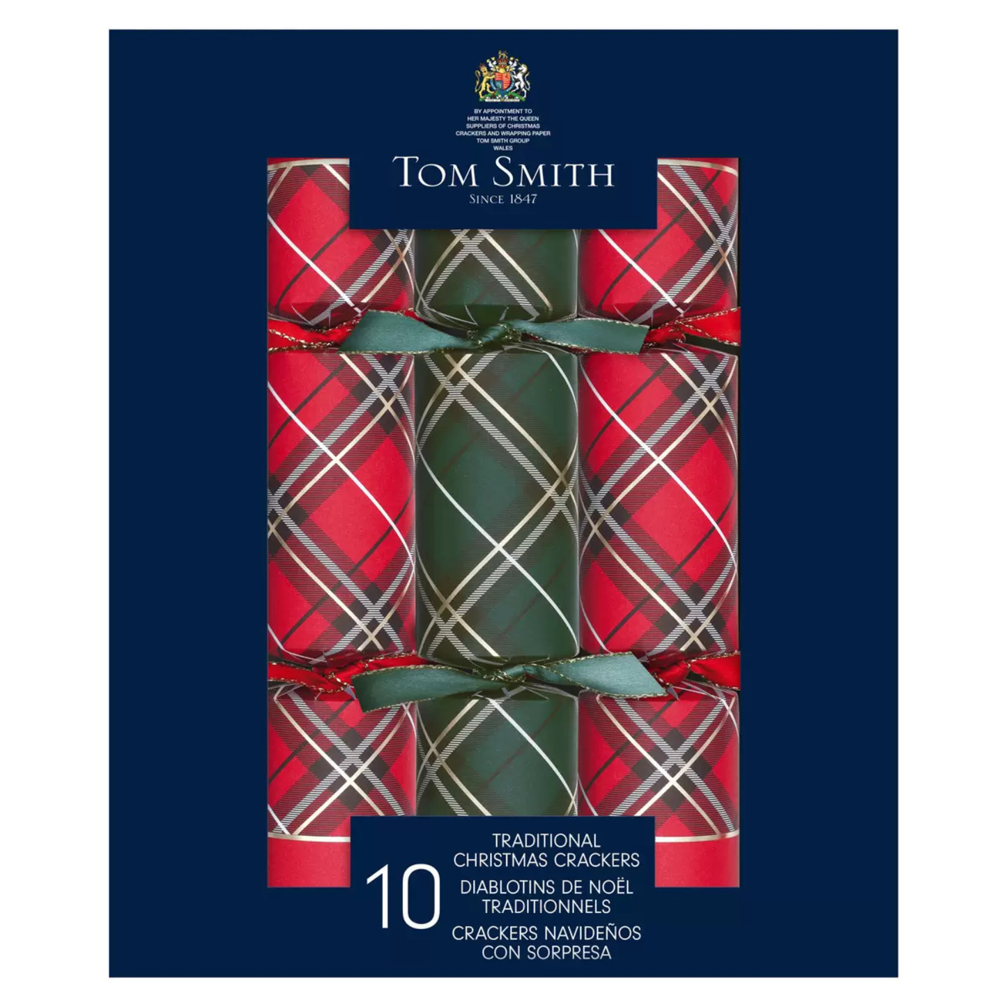 TOM SMITH - Paquet de 10 Diablotins de Noël Traditionnels-rvert-green-costco-138965