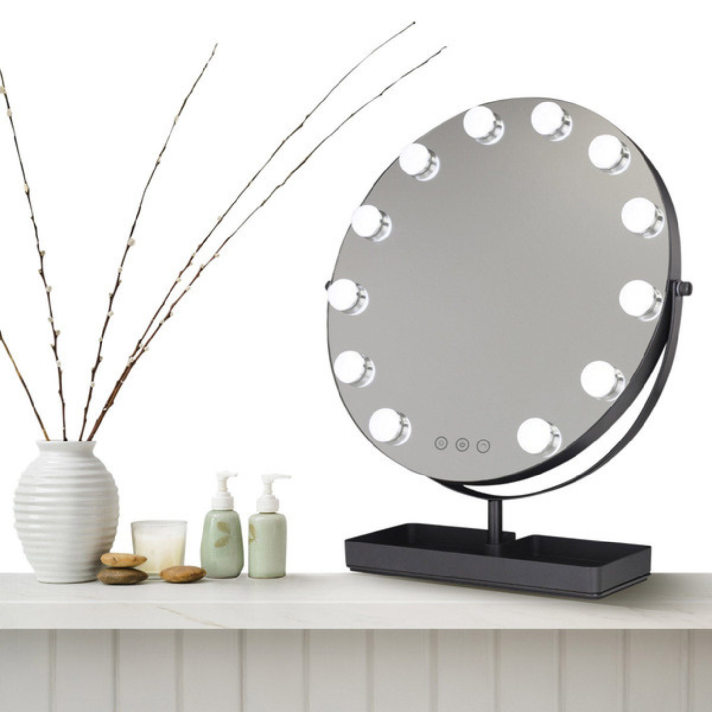 FEIT ELECTRIC - Miroir à DEL Style Hollywood-led-mirror-costco-263451-4