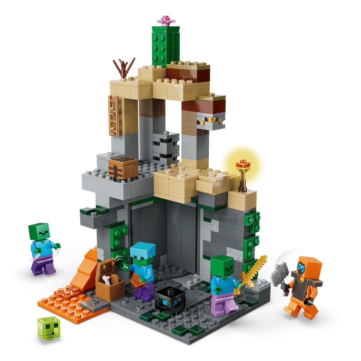 LEGO - Le Donjon aux Zombies Minecraft 21587 *Boite Endommagée*-zombie-dungeon-costco-4