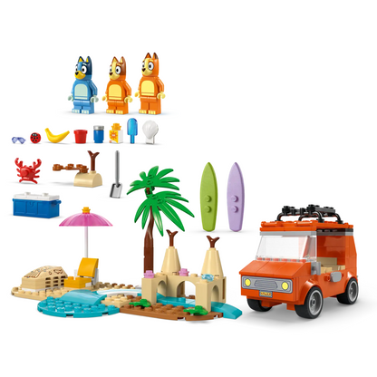 LEGO - L'Escapade à la Plage de la Famille de Bluey 11202-beach-&-family-car-trip-costco-3