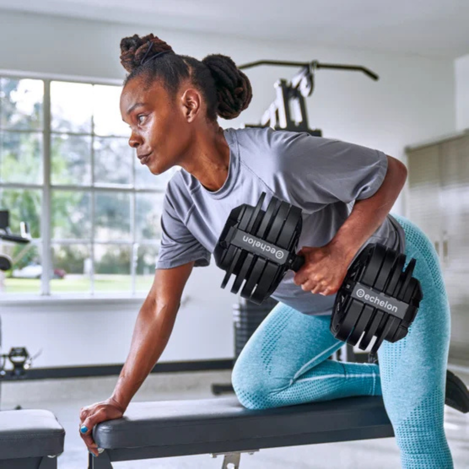 ECHELON - Ensemble d'Haltères Réglables avec Support *Tel Quel*-adjustable-dumbells-set-costco-stand-1999752-5