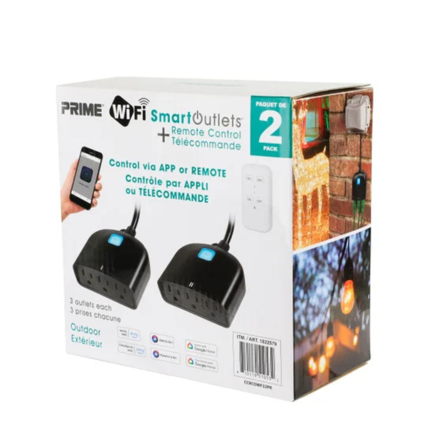 PRIME - Paquet de 2 Multiprises Intelligentes d'Extérieur-pack-outdoor-smart-outlets-plugs-costco-1829553-5