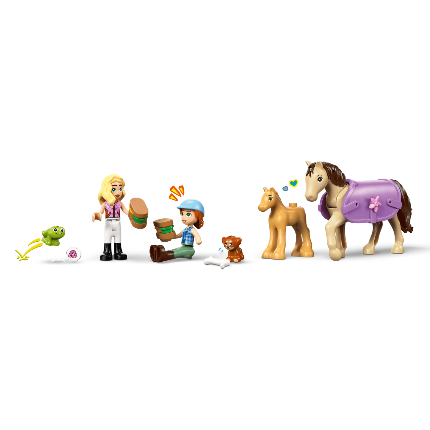 LEGO - La Remorque pour le Cheval et le Poulain Friends 42695 *Boite Endommagée*-horse-&-foal-trailer-costco-5