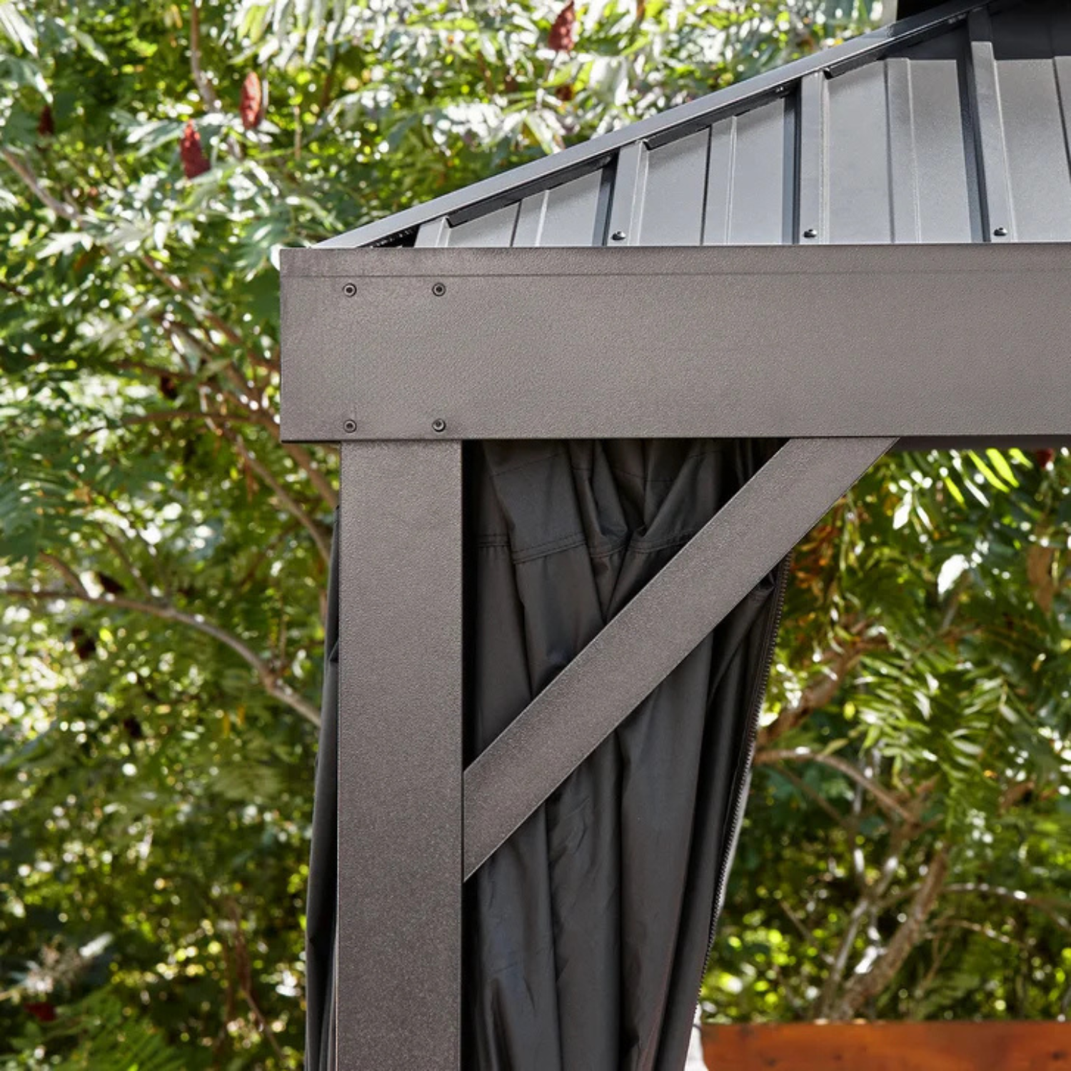SOJAG - Gazebo avec Moustiquaire et Rideaux de 10 x 14 pi Alma-mosquito-netting-curtains-costco-1887930-6
