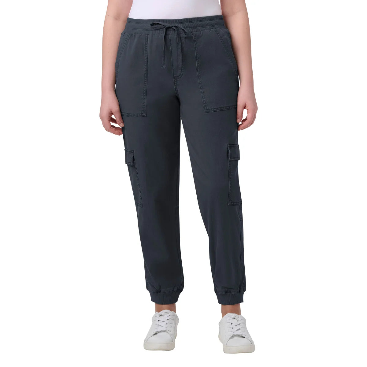 SLENDID - Pantalon Cargo pour Femme-Womens-Cargo-jogger-Noir-Black-1915720-1926591