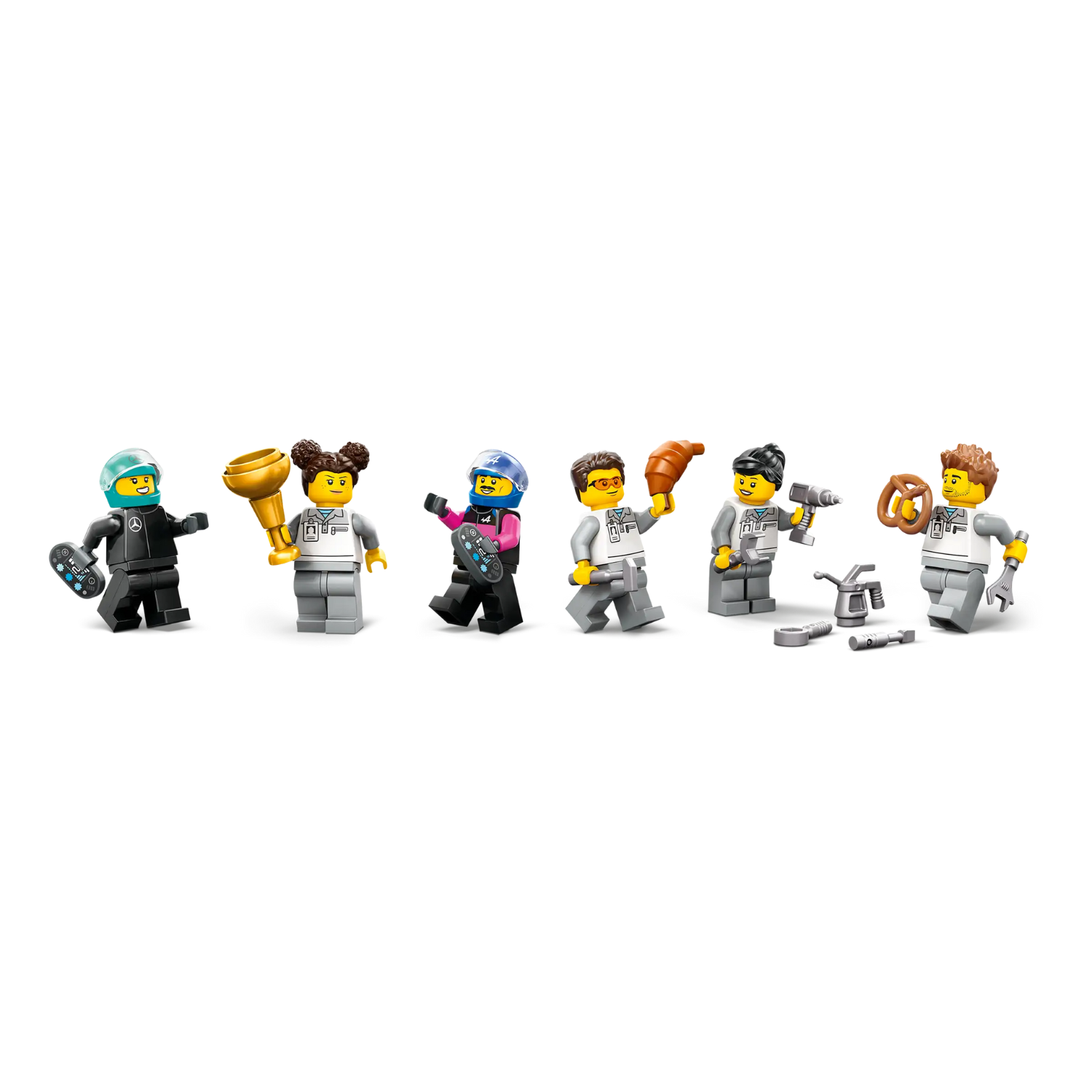 LEGO - Le Garage de F1 et les Voitures Mercedes-AMG et Alpine City 60444-&-costco-2560444-7