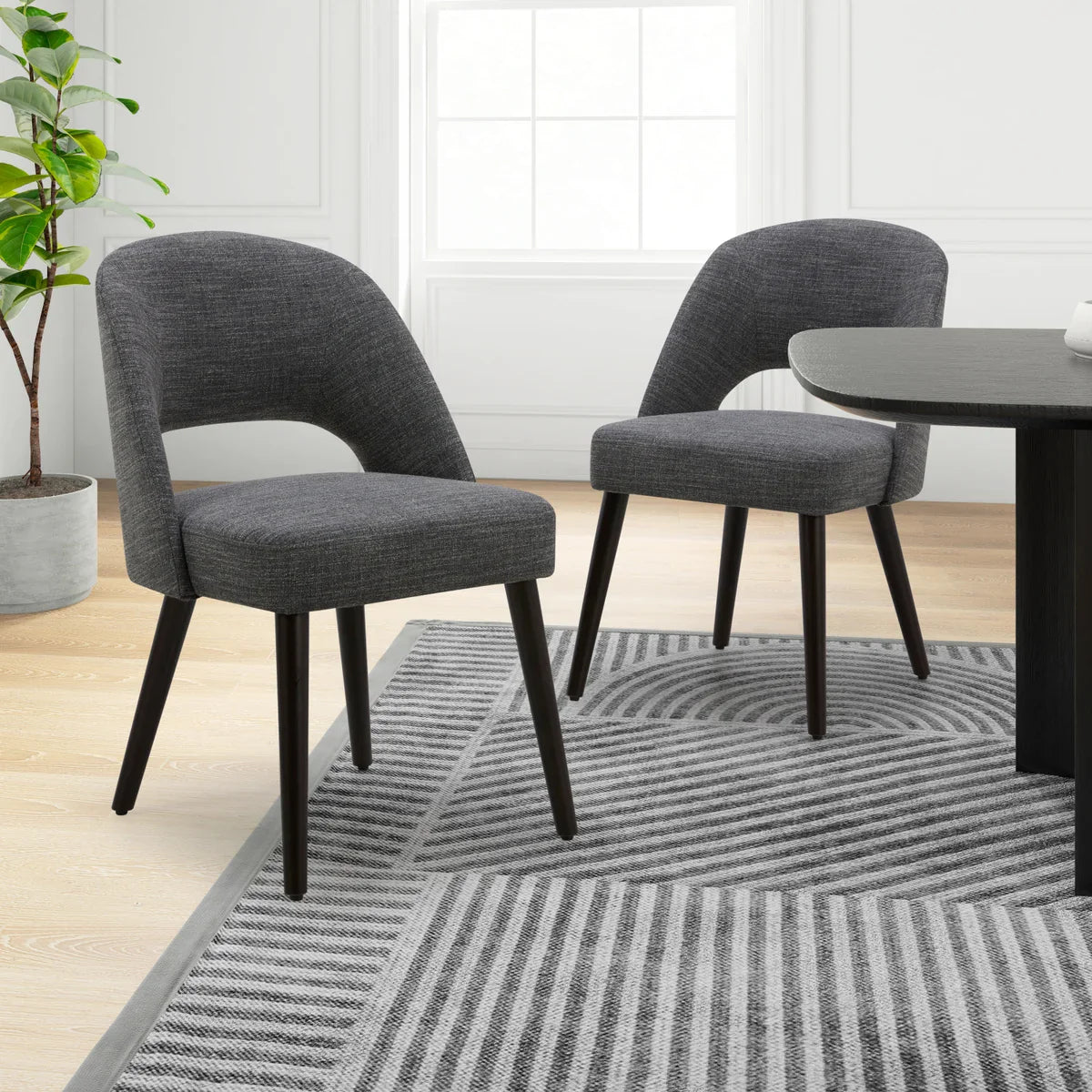GILMAN CREEK FURNITURE - Ensemble de 2 Chaises de Salle à Manger en Tissu-2-PACK-FABRIC-DINING-CHAIR-COSTCO-1812508-gris-foncé-dark-grey