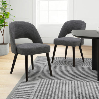 GILMAN CREEK FURNITURE - Ensemble de 2 Chaises de Salle à Manger en Tissu-2-PACK-FABRIC-DINING-CHAIR-COSTCO-1812508-gris-foncé-dark-grey
