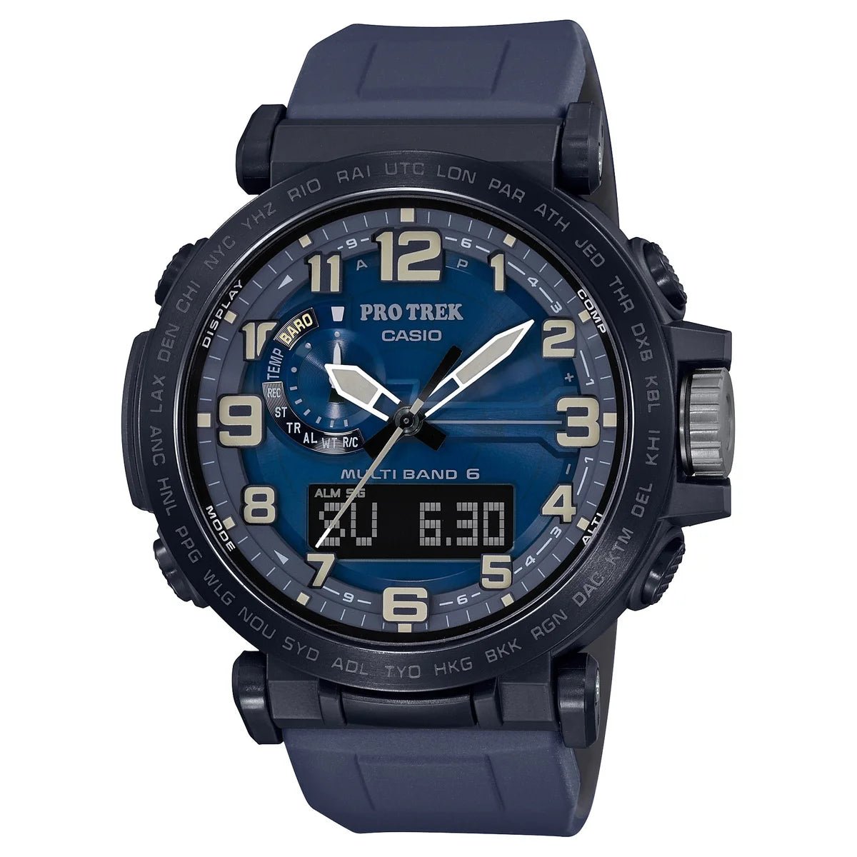 CASIO-PRO-TREK-MONTRE-HOMME-BLEU-JAUNE-WATCH-MEN-BLUE-YELLOW-COSTCO-131291-PRW6600Y